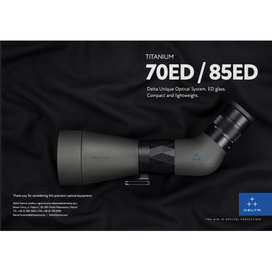DELTA TITANIUM ED85 25x60x85 SPOTTING SCOPE